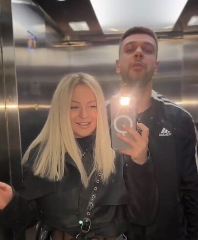 Дима Мещеряков и Элина Рахимова (фото из Telegram)