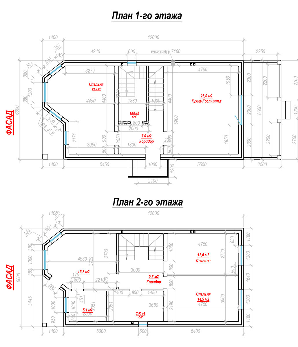Планы дома от застройщика