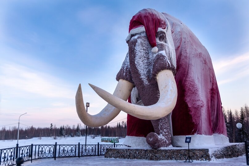 Мамонт Дед Мороз