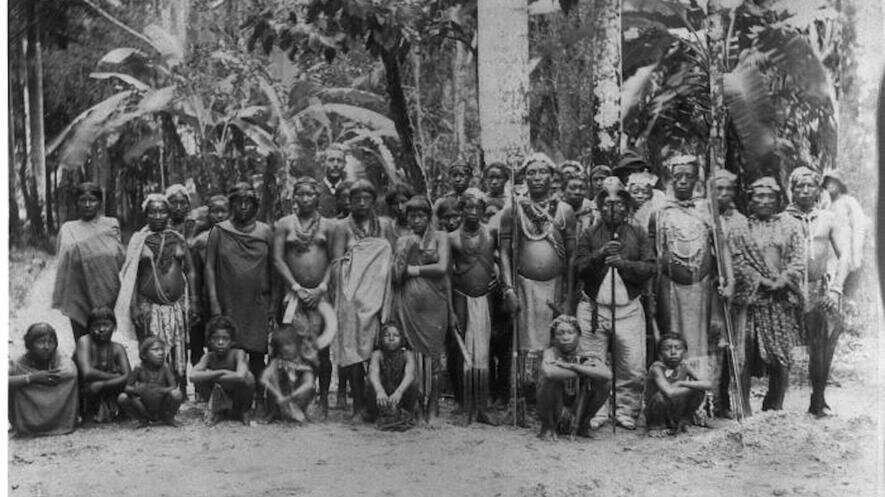 Индейцы араваки. примерно такими же были жители Карибских островов  в 15 веке.primary-source-ferdinand-letter-48755c46