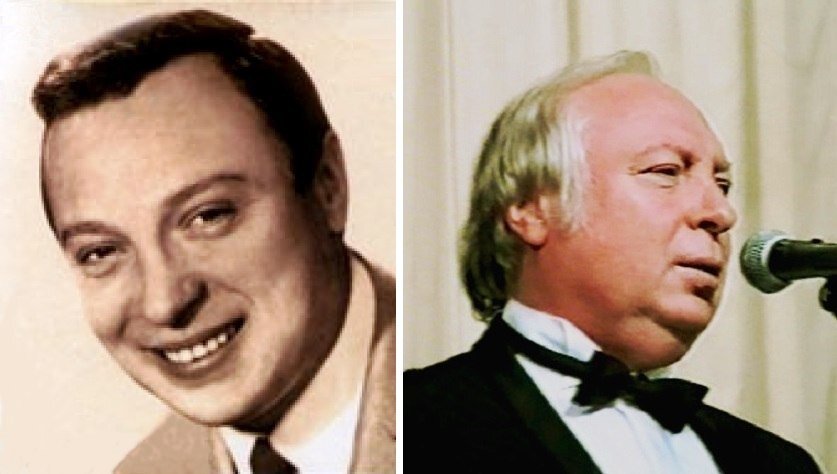 В. Ободзинский в молодом (фото слева) и пожилом (справа) возрастах.   ok.ru