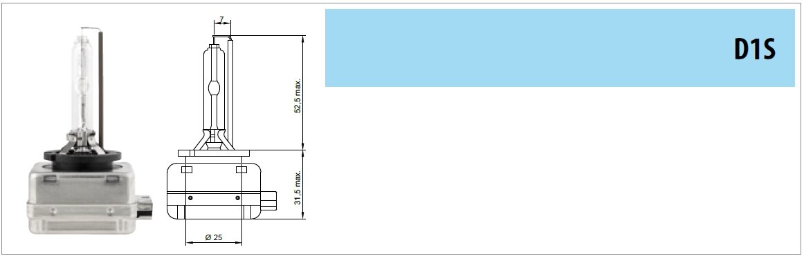 Ксеноновая лампа D1S