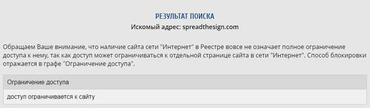  Фото: Скриншот / blocklist.rkn.gov.ru