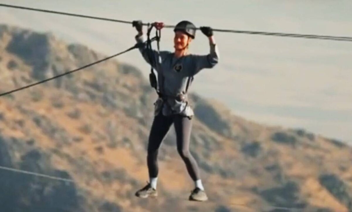    Юлия Паршута показала лучшее время в первом состязании финальной битвыКадр из видео