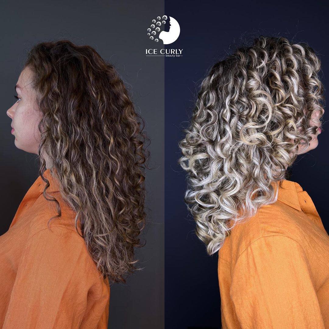 Работы колористов ICE CURLY.