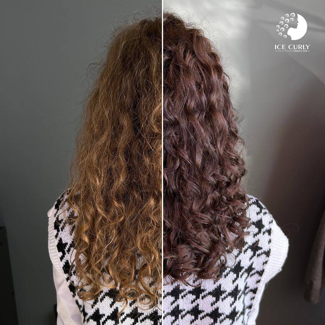 Работы колористов ICE CURLY.