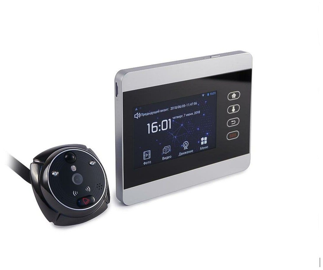 Дверной видеоглазок iHome5 с камерой видеонаблюдения