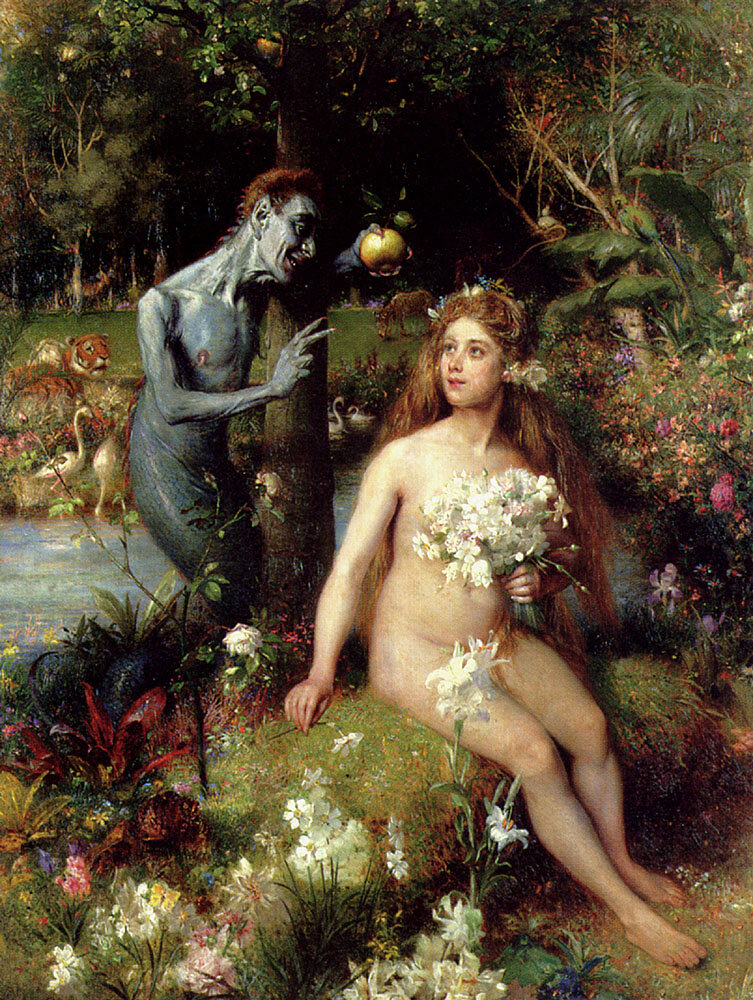 Пьер Жан ван дер Аудера, «Искушение Евы» (1910). Источник: https://ru.wikipedia.org/