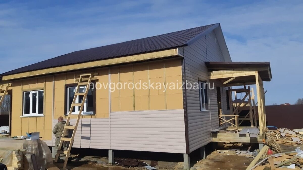 Фасад для каркасного дома: варианты