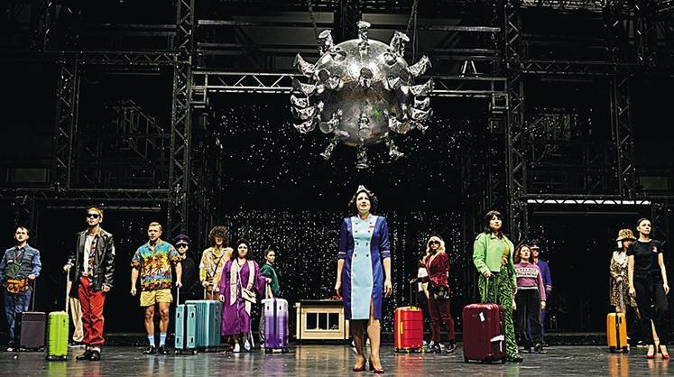    МОСКОВСКИЙ ТЕАТР МЮЗИКЛА Автор пьесы «Тест на любовь» — Елена Киселева, музыки — Артем Пысь, стихов — Алексей Кортнев, режиссер — Марина Швыдкая