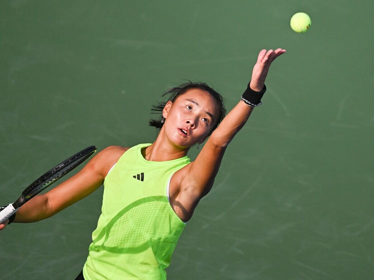    Китайская теннисистка Юань Юэ© AFP 2024 / ANTHONY WALLACE