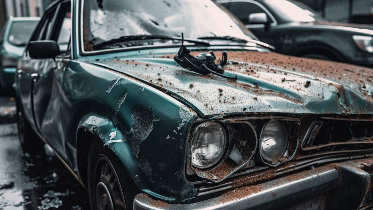     В районе Выселковой произошло очередное ДТП. Легковая машина попала под другой автомобиль: передний бампер смят, как жестянка. Подробности аварии выясняются.