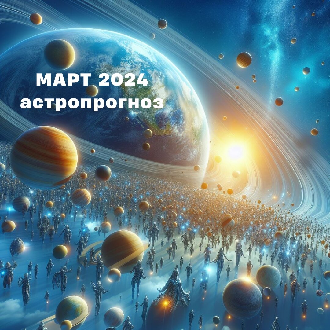 Астропрогноз на март 2024 года. Астролог Екатерина Юдина 