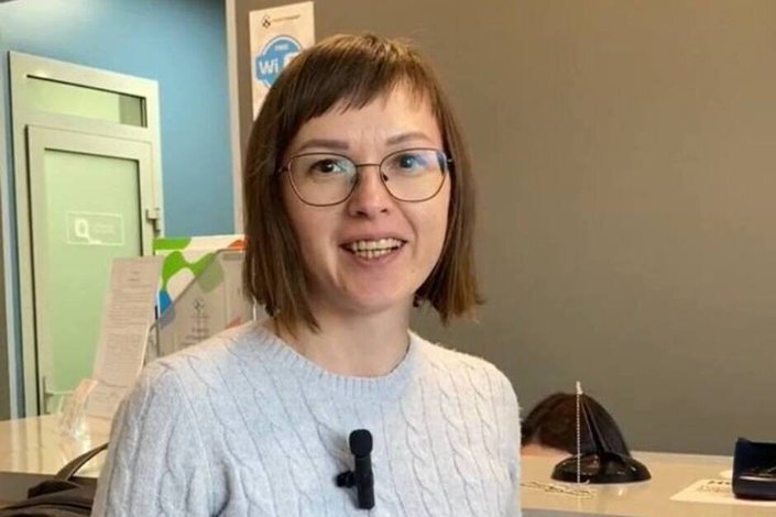    Анна, стотысячный пациент клиники "МедСтандарт"