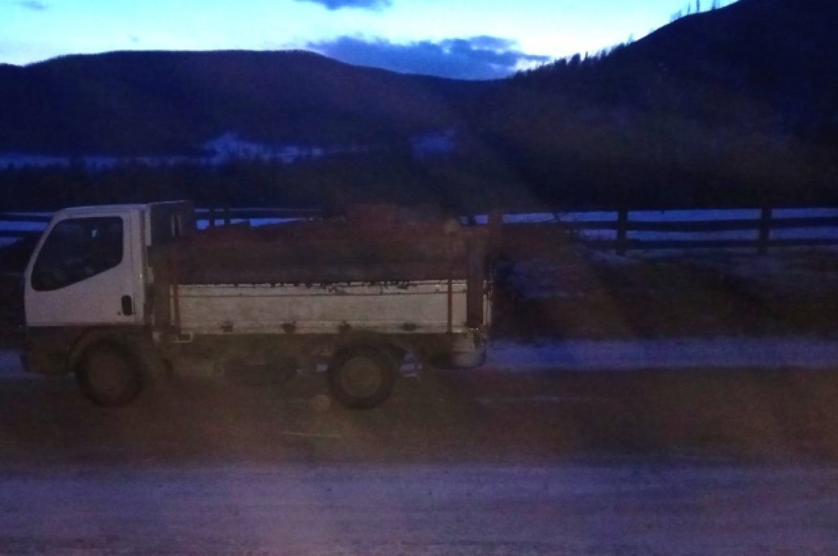    Жителя Бурятии переехал собственный микрогрузовик во время ремонта