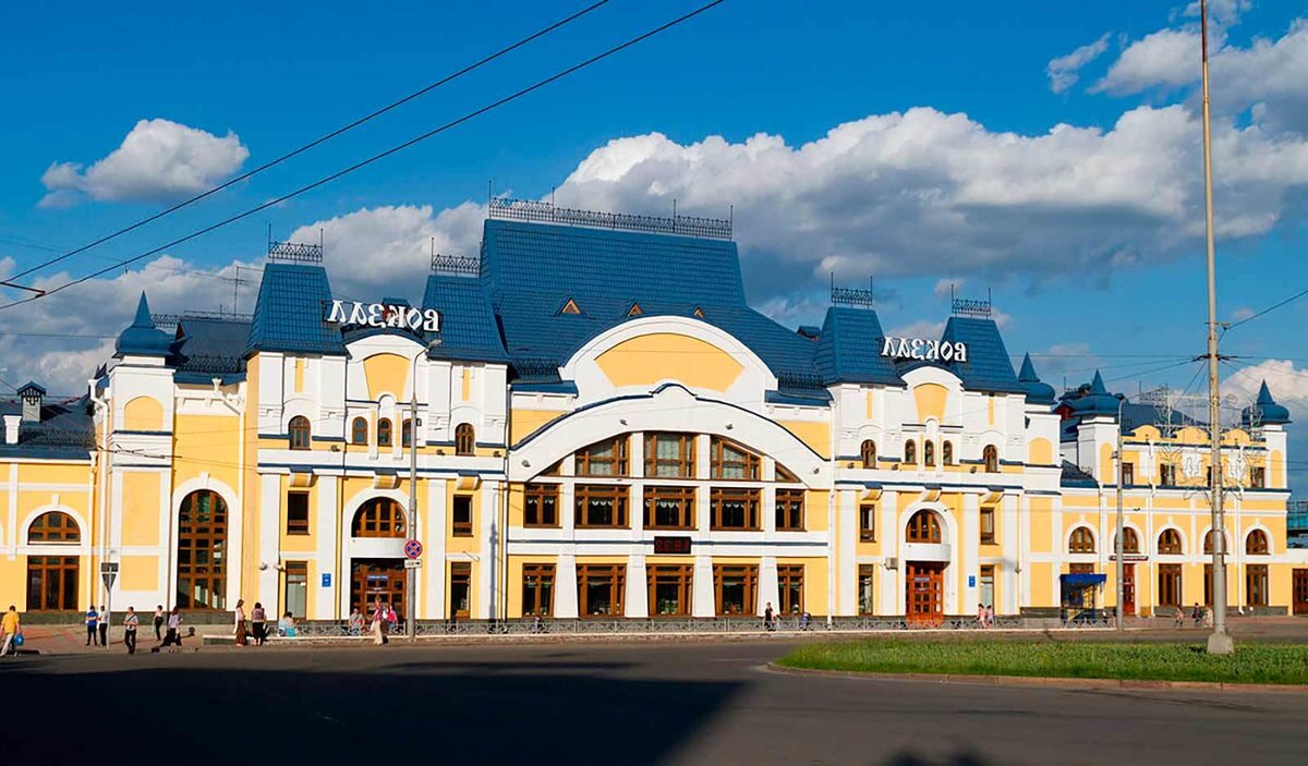 Железнодорожный вокзал г.Томск