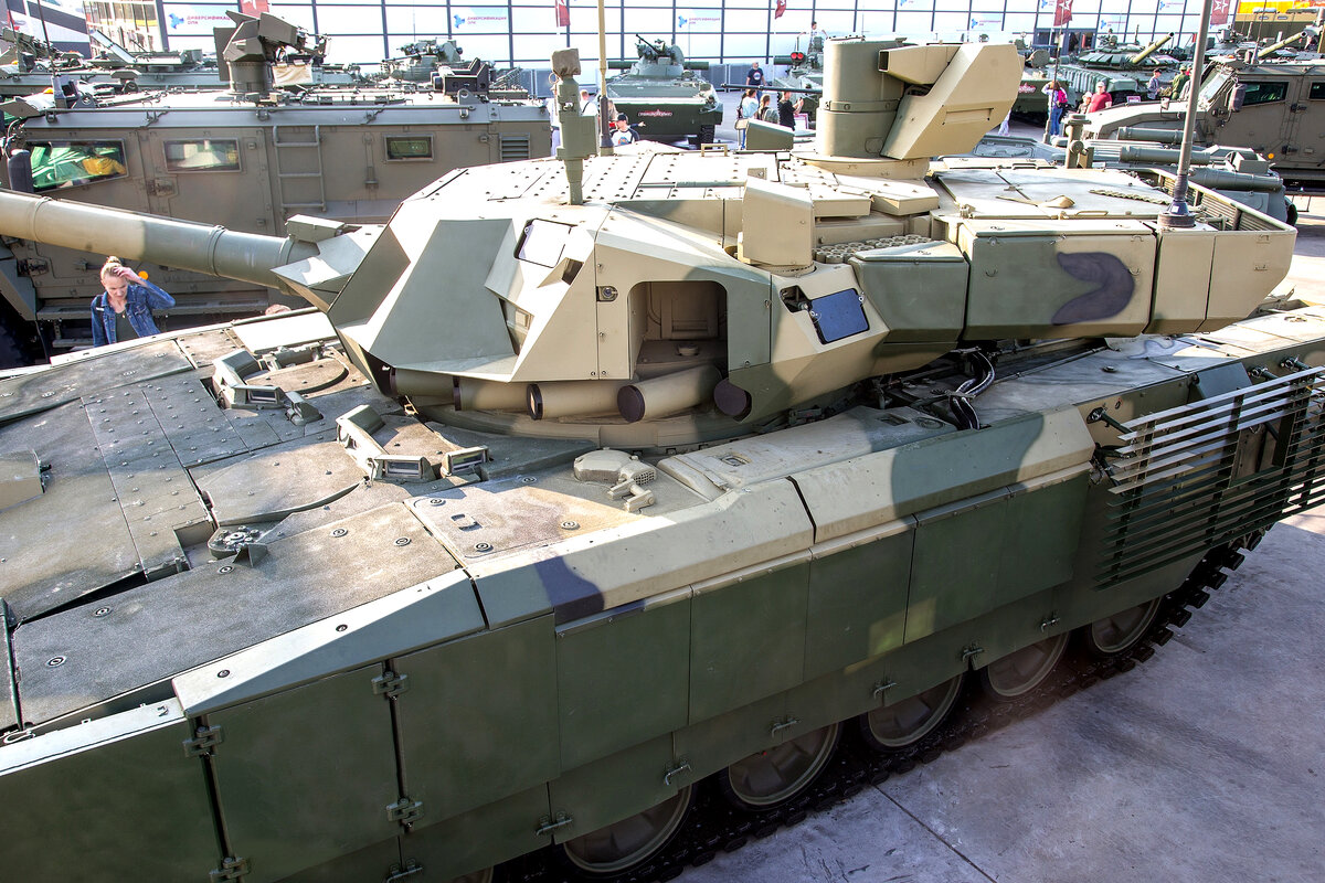 Перспективный ОБТ Т-14 образца 2020 года. / Источник фото: Яндекс картинки