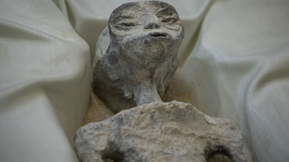 Ранее в этом году журналист представил две "инопланетные мумии" перед конгрессом Мексики.