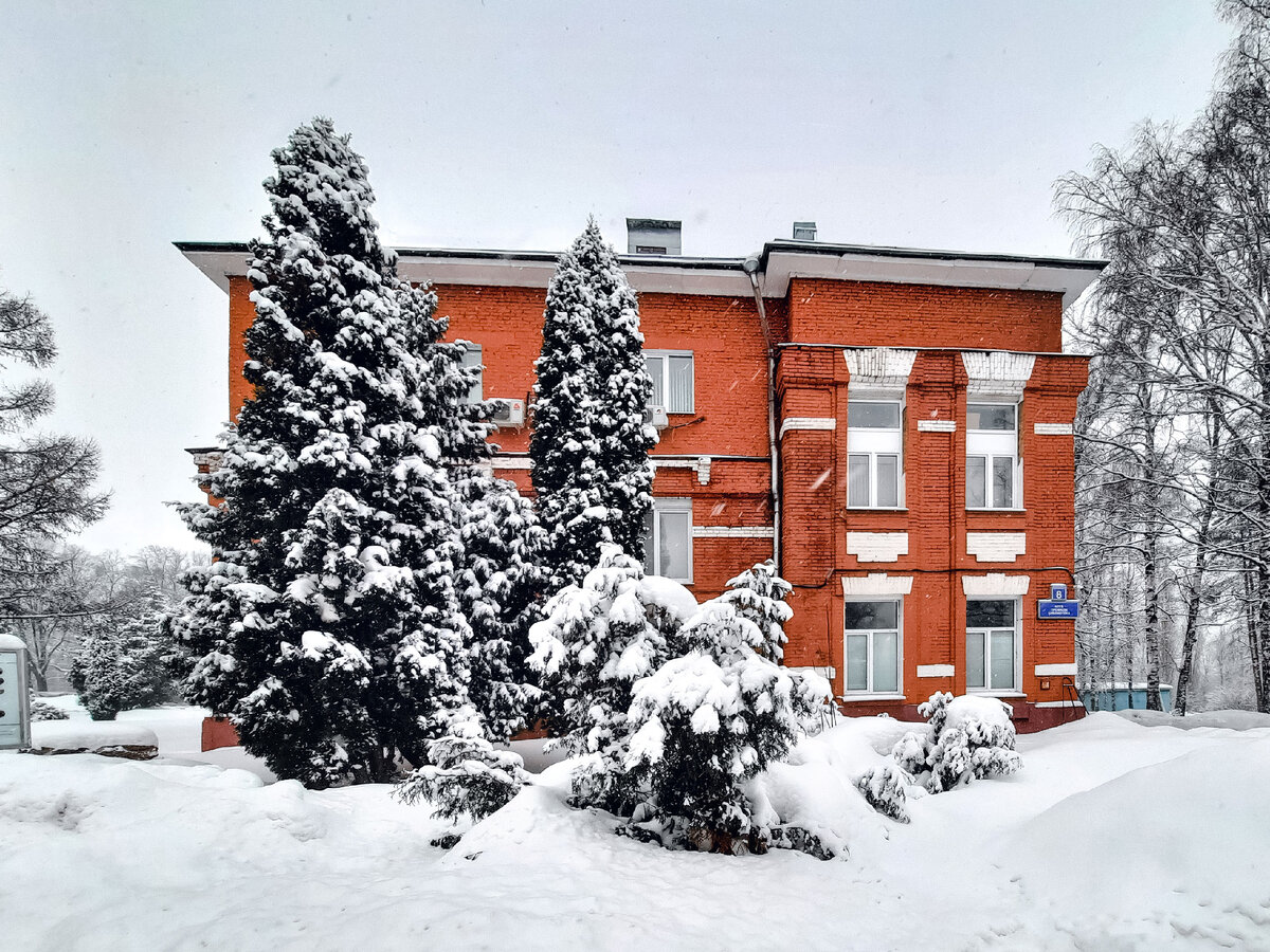 Алексеевская психиатрическая больница, здание клуба и внутренних административных служб, 1905 года постройки