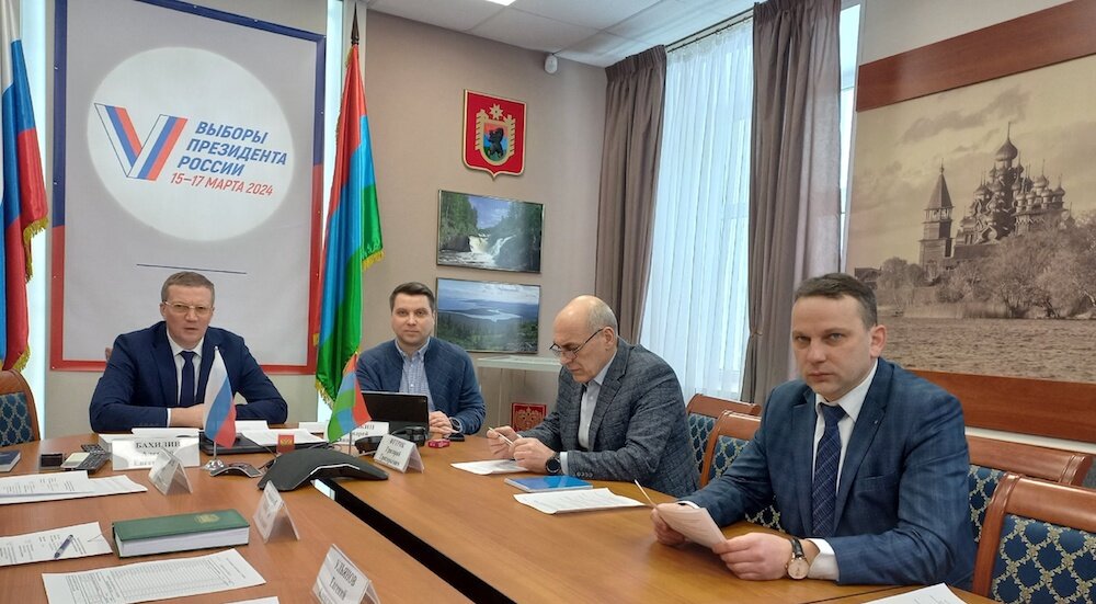 Заседание Избирательной комиссии Карелии.