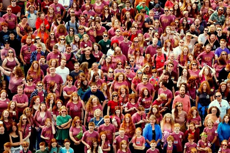 Из открытых источников. Фестиваль рыжих.