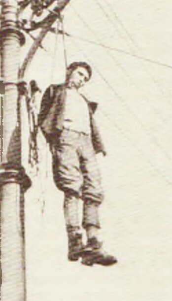 Зверства оккупантов в Белграде. Фото из "Истории Югославии" 1963 г.