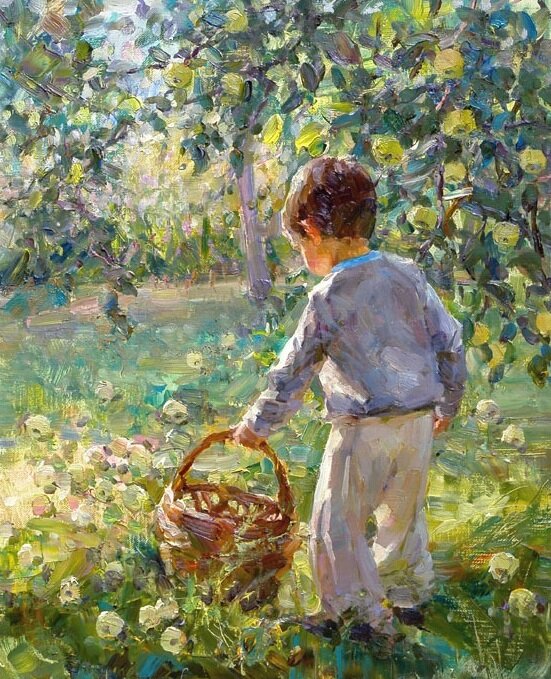 Яблоки. 50 х 40 см