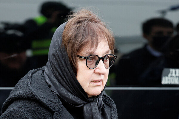 Людмила Навальная во время похорон Алексея Навального, 1 марта 2024 года / Reuters