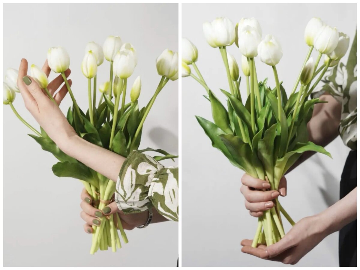 Белые тюльпаны