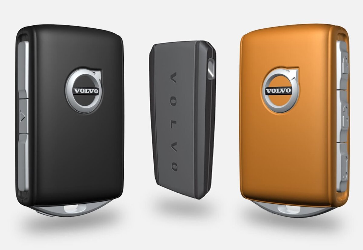 Типы ключей, используемые в автомобиле Volvo: стандартный, без кнопок и Care Key