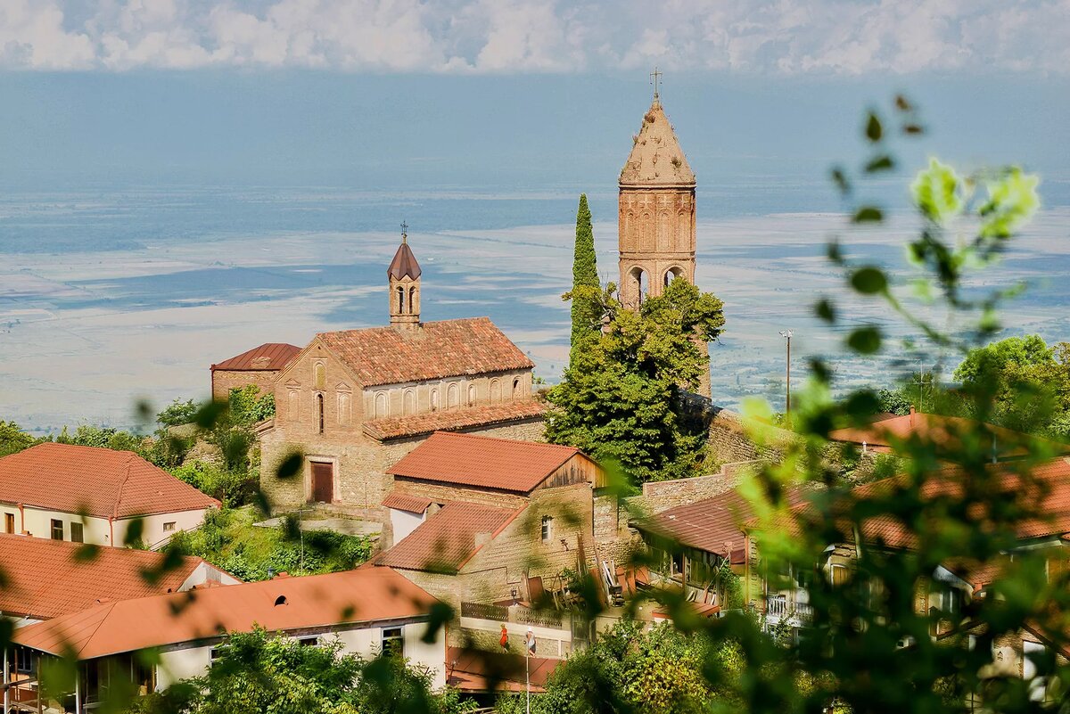 Вид на Алазанскую долину в городе Сигнахи © Stringer