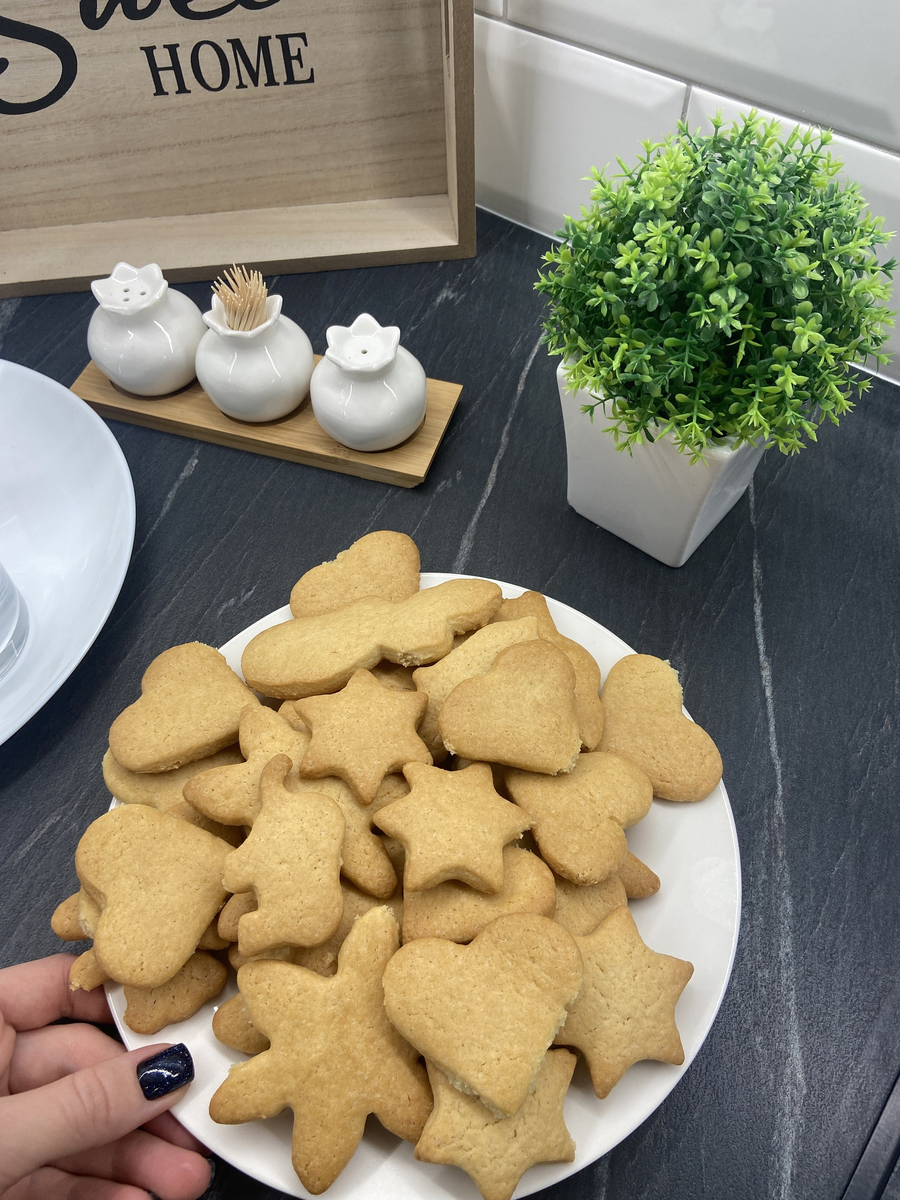 🍪Песочное печенье🍪 Буквально тает во рту, самый простой рецепт! Легко  готовить вместе с детьми! | 🩷Записная книга кулинарных рецептов 🩷 | Дзен