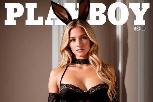    На обложку Playboy впервые поместили созданную ИИ девушку
