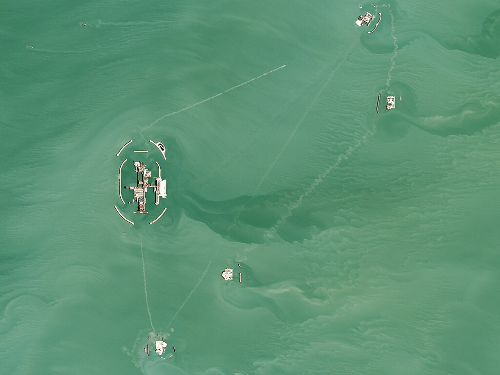 Снимок: Planet Labs, Inc. Координаты: 46°38′11″ с. ш. 52°27′15″ в. д.