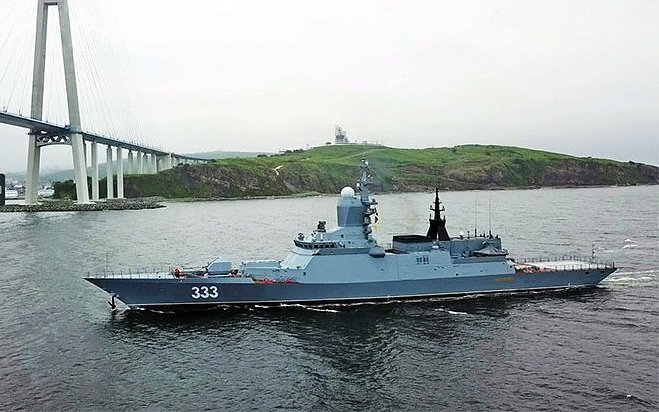    Корвет пр.22380 «Совершенный» на выходе