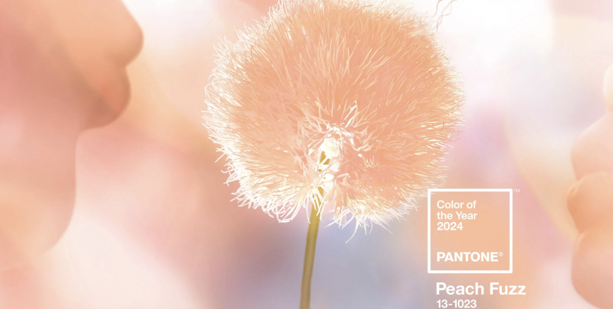 Цвет 2024 года по версии компании PANTONE - "Персиковый пух"