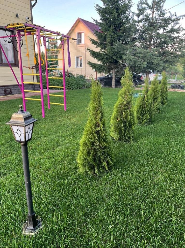 Реализованный объект по укладке рулонного газона от компании Красиво Групп.