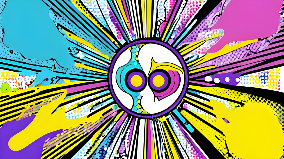 (Абстрактное изображение энергии в теле)