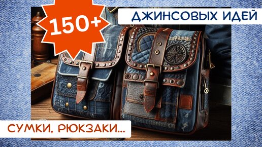 4. Джинсовые идеи. Сумки, рюкзаки, портфели 150+ ИДЕЙ