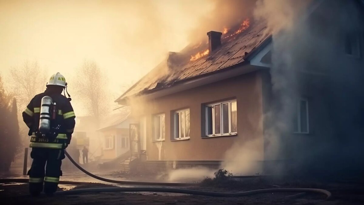 Частный дом вспыхнул рядом со школой в Краснодаре | Кубаньпресс | Дзен