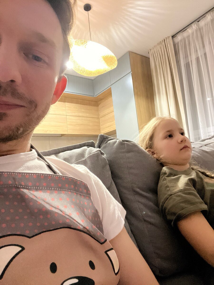 Февраль 2024г., приготовили пиццу, ждем