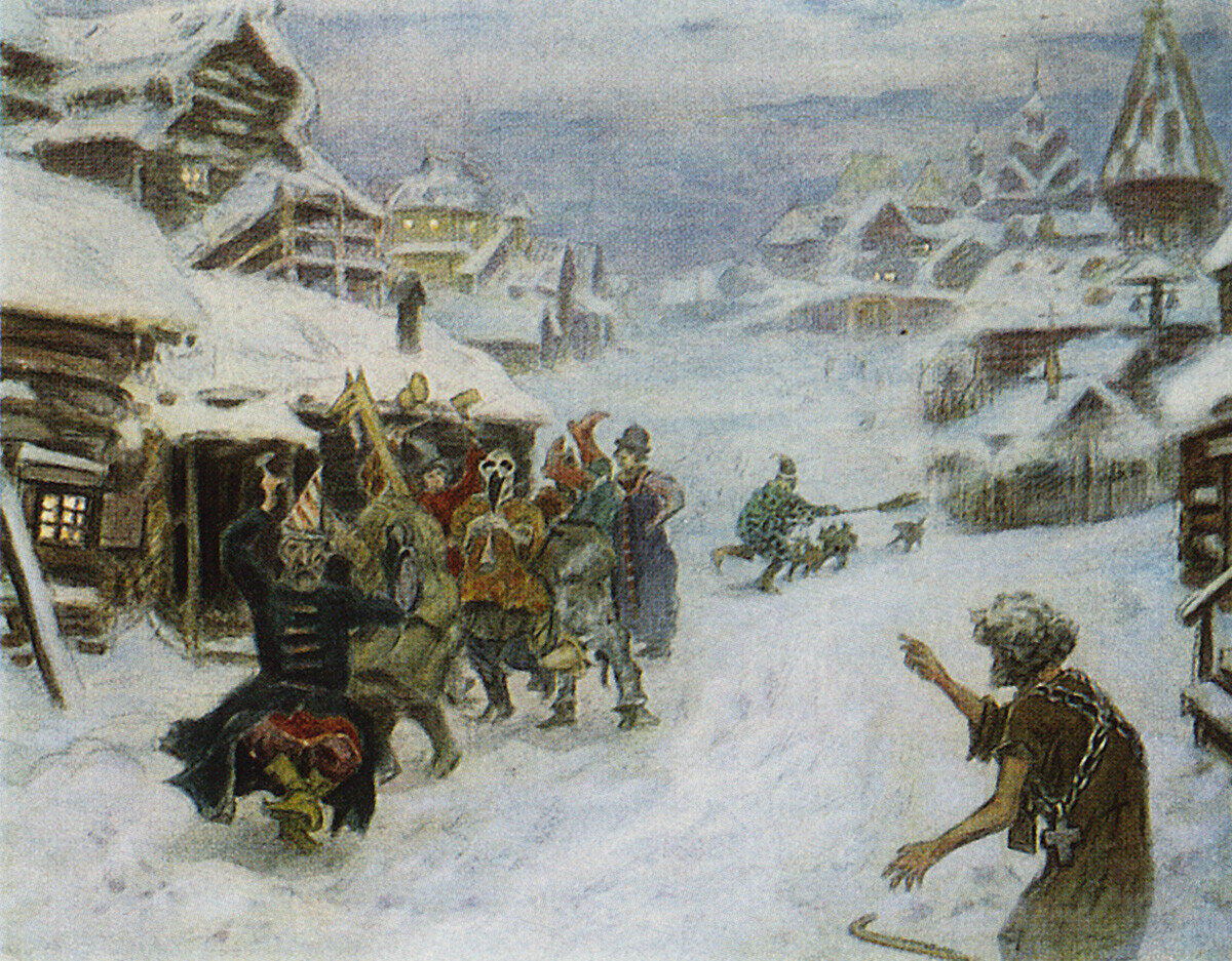 А. М. Васнецов «Скоморохи» (1904)
Третьяковская галерея