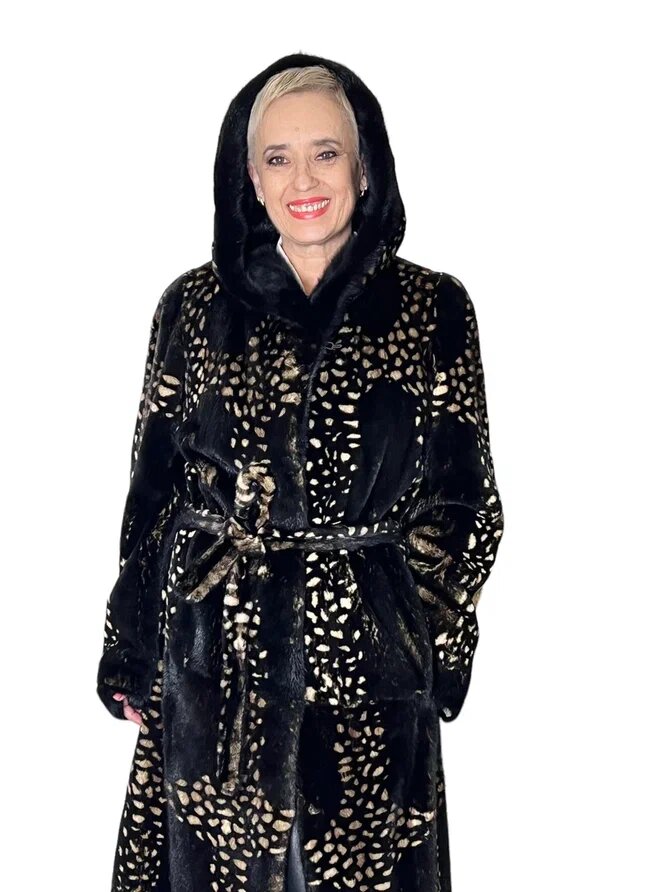 Переделка пальто из меха норки. Ателье Ирины Берзиной.