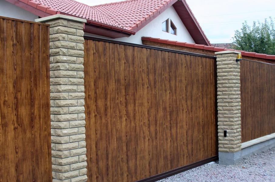 aluminum privacy fencing - Google Search Дизайн ограды, Забор в деревенском стил