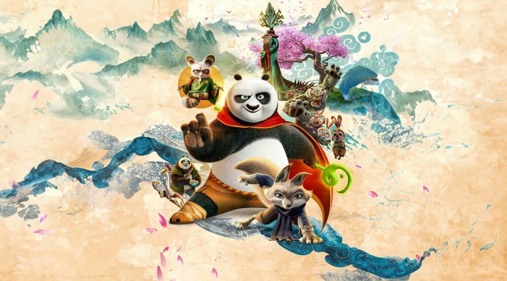     Постер мультфильма «Кунг-фу Панда 4» (2024)