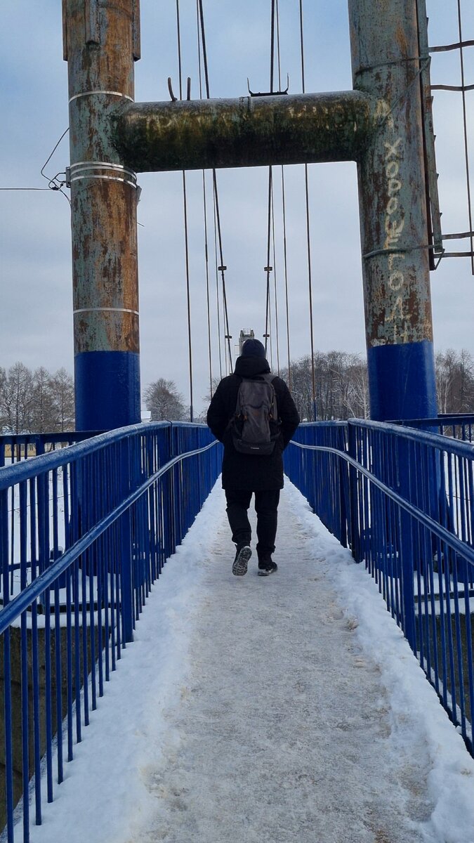 Мост через реку Волга в Зубцове