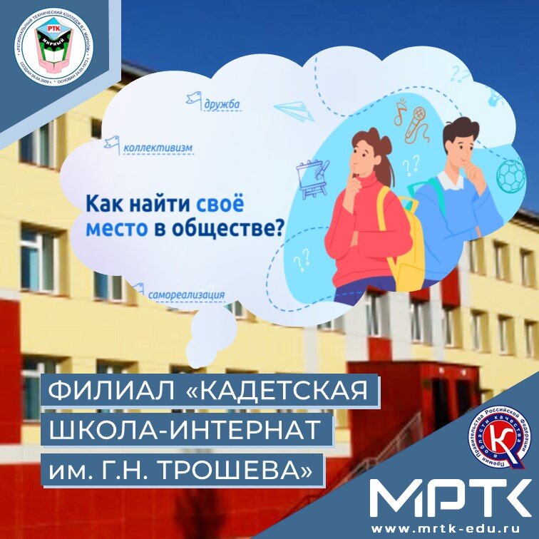 «Разговоры о важном»: кадеты «КШИ им. Г.Н. Трошева» узнали о как приносить пользу людям и стране, как найти свое место в обществе.