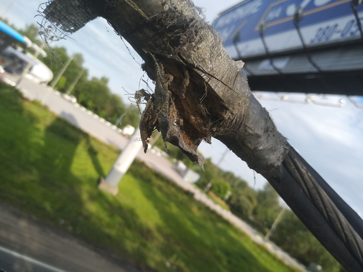 Поврежденный участок