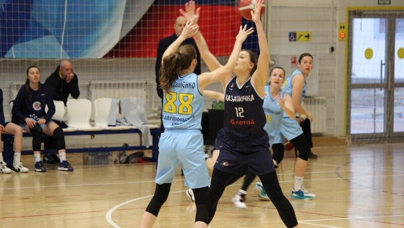    «Ставропольчанка» в течение игры сокращала разрыв, однако матч закончился со счётом 83:66 Фото: БК «Ставропольчанка-СКФУ»