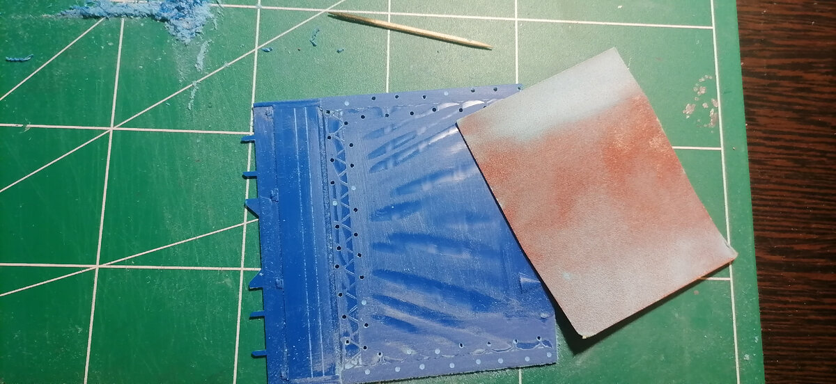 Как следствие- длительная работа шкуркой:)